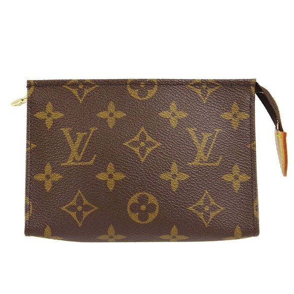 Louis Vuitton Monogram Poche Toilette 15 Cosmetic Pouch Bag - Picture 1 of 9